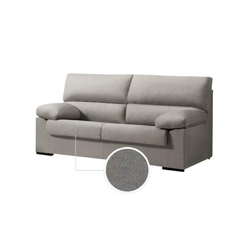 SOFA 3PL FOREST SEMINIDO 2 GRIS CLARO (OXFORD)