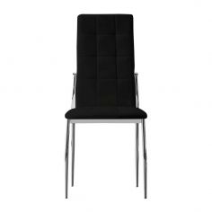 SILLA MIKONOS P/MET. CROMO PU/RENE 01 NEGRO (PU) 2