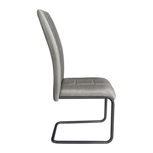 SILLA LAGOS P/MET.NEGRO MERCURIO 28 GRIS