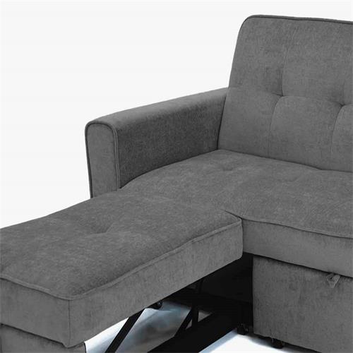 SOFA CAMA VICTORIA (HD6086) TELA FL08-24 GRIS