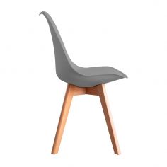 SILLA ADELAIDA P/MADERA HAYA C/GRIS 2