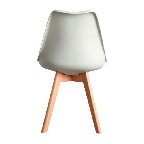 SILLA ADELAIDA P/MADERA HAYA C/BLANCO