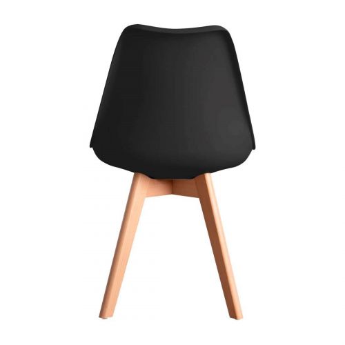 SILLA ADELAIDA P/MADERA HAYA C/NEGRO