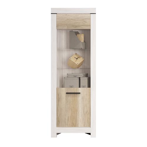 VITRINA BELEN 1P C/TRUFA-CAÑON BLANCO LEDS