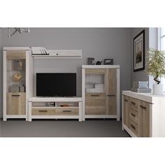 VITRINA BELEN 1P C/TRUFA-CAÑON BLANCO LEDS 2