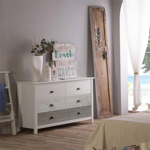 COMODA 6C ROMANTICA MULTICOLOR 11804