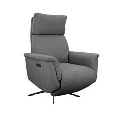 SILLON RELAX MALAWI GIRATORIO TELA STORM 97 GRIS O