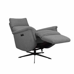 SILLON RELAX MALAWI GIRATORIO TELA STORM 97 GRIS O 2