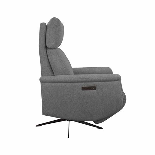 SILLON RELAX MALAWI GIRATORIO TELA STORM 97 GRIS O