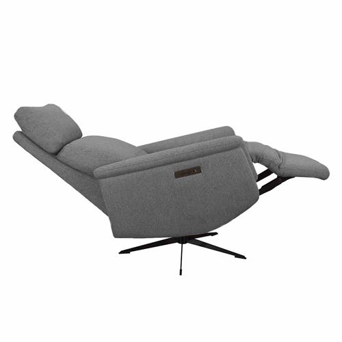 SILLON RELAX MALAWI GIRATORIO TELA STORM 97 GRIS O