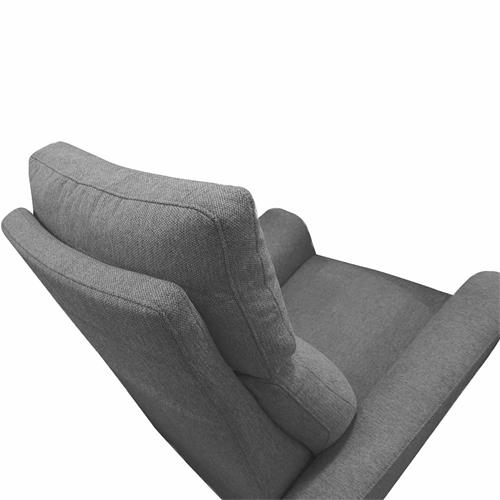 SILLON RELAX MALAWI GIRATORIO TELA STORM 97 GRIS O