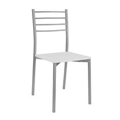 SILLA METALICA SK1424 ASIENTO BLANCO LAC. MONTADA