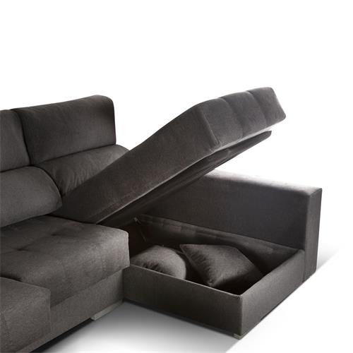 CHAISEL. DER. NADYA 275 KATYA C/13 GRIS OSCURO
