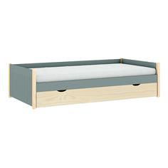 CAMA VALKA NIDO 90X190 VERDE KAKI 444 C/CERA BLANC 2