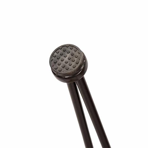 TABURETE SNAKE PE RATTAN C/NATURAL P/MET. NEGRA