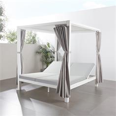 CAMA BALINESA QUEEN ALU. BLANCO