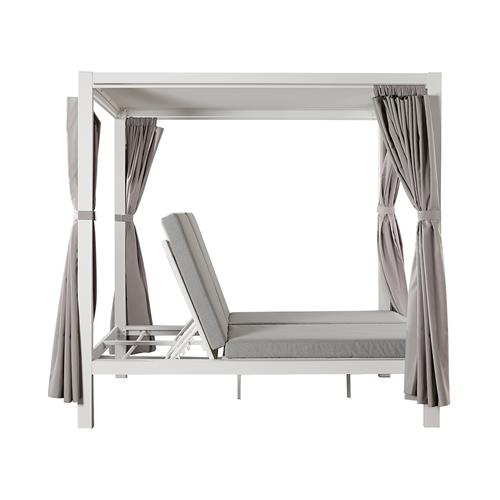 CAMA BALINESA QUEEN ALU. BLANCO