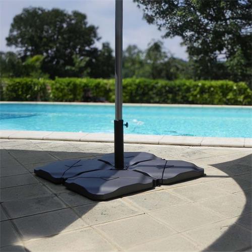 BASE PARASOL RELLENABLE 20KGS ANTRACITA-JUEGO 2