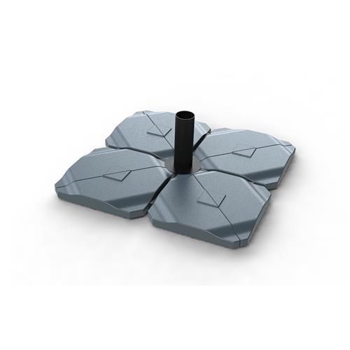 BASE PARASOL RELLENABLE 20KGS ANTRACITA-JUEGO 2