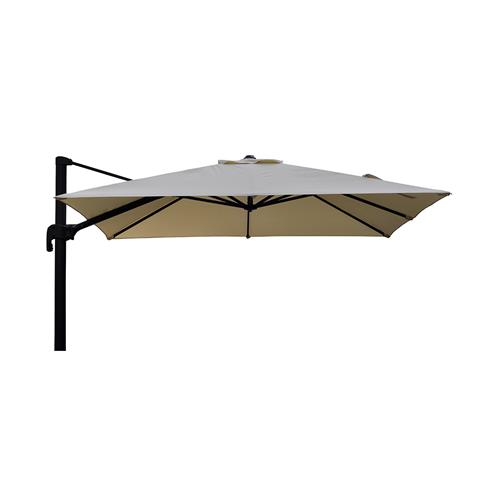 PARASOL COLGADO ALU. 3X3 GIRO 360º POLIESTER BEIGE
