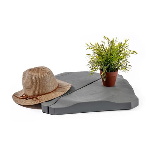 BASE PARASOL (2 LOSETAS) 25KGS ANTRACITA