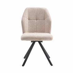 SILLA KLER GIRATORIA TELA UF890 26 BEIGE P/NEGRA 2