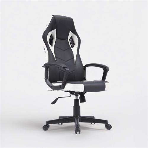SILLON SACER GAMER NEGRO/BLANCA