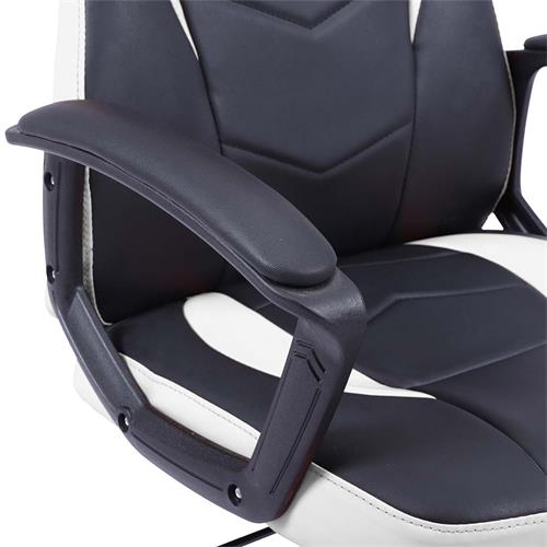 SILLON SACER GAMER NEGRO/BLANCA