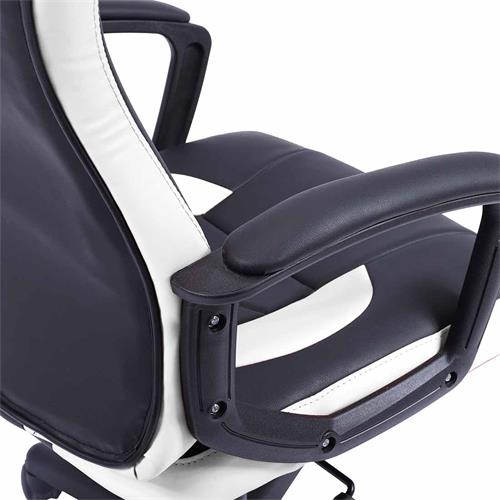 SILLON SACER GAMER NEGRO/BLANCA