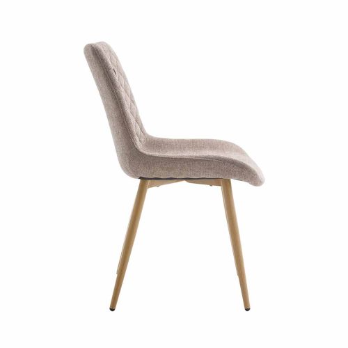 SILLA BLAIR TELA UF885 4 BEIG TOSTADO P/CAMBRIA