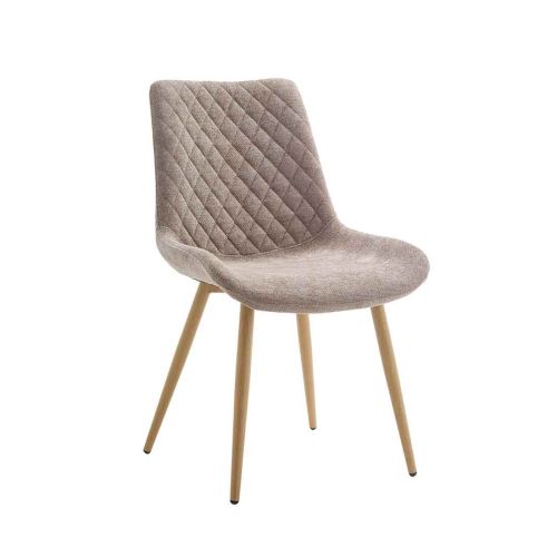 SILLA BLAIR TELA UF885 4 BEIG TOSTADO P/CAMBRIA
