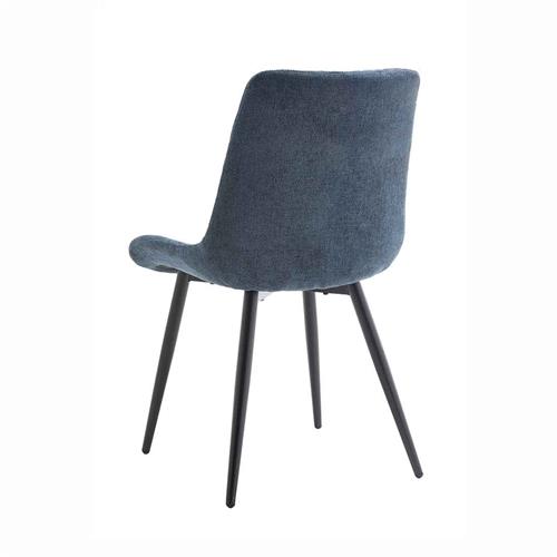 SILLA BLAIR TELA UF885-11 AZUL P/NEGRA