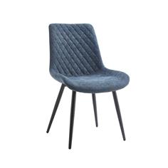 SILLA BLAIR TELA UF885-11 AZUL P/NEGRA