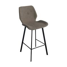 TABURETE MONBASA P/MET. NEGRO T/NIDO 07 PIEDRA