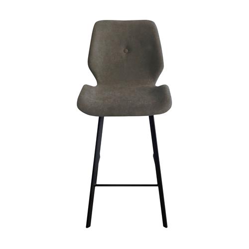 TABURETE MONBASA P/MET. NEGRO T/NIDO 07 PIEDRA