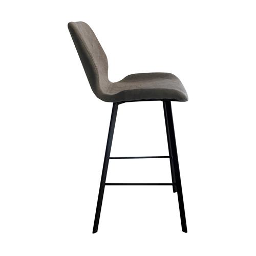 TABURETE MONBASA P/MET. NEGRO T/NIDO 07 PIEDRA