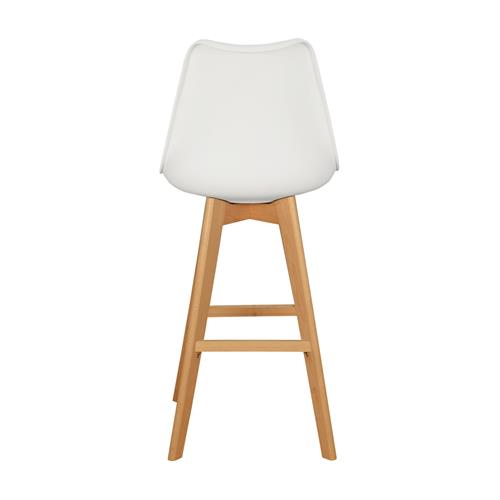 TABURETE CHIOS C/PP/ BLANCO P/MADERA HAYA