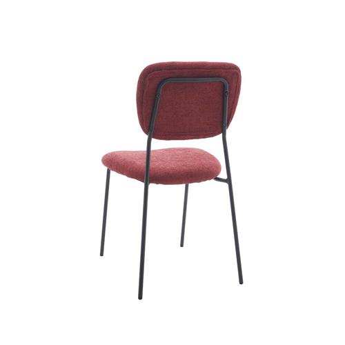 SILLA SKLUM TAP. UF885-08 GRANATE P/NEGRA