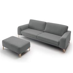 SOFA 4PL. GOLEM TAP. LOFT C/19 GREY