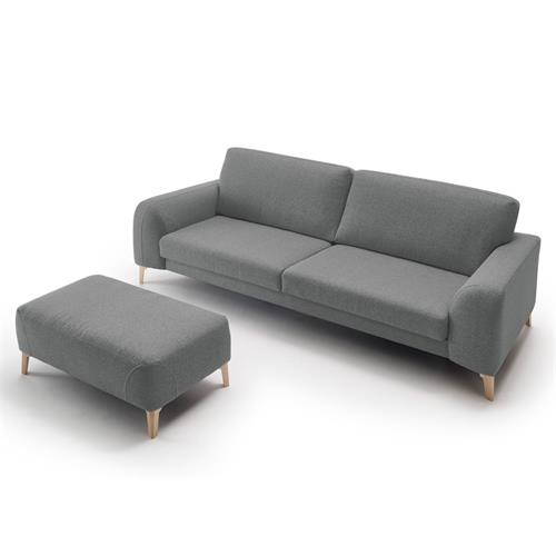 SOFA 4PL. GOLEM TAP. LOFT C/19 GREY