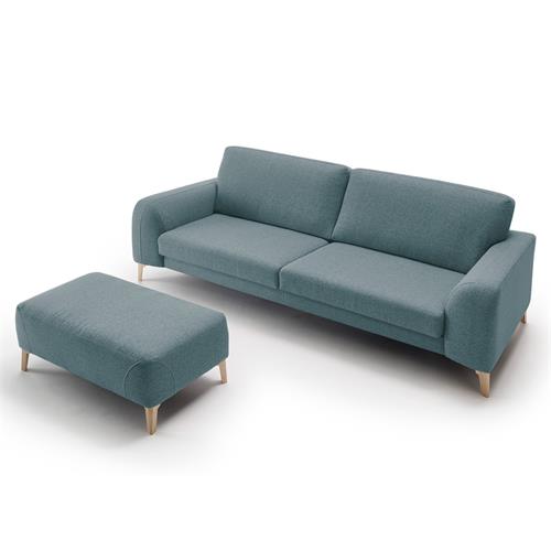 SOFA 4PL. GOLEM TAP. LOFT C/015 ICE BLUE