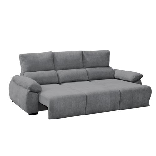 SOFA BOMBAY 4PL. EXTRAIB. T.ESTRELLA 20 GRIS CLARO