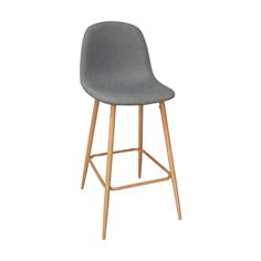 TABURETE BORNEO P/MET. CAMBRIA T/MERCURIO 28 GRIS