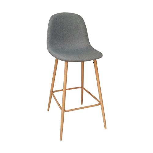 TABURETE BORNEO P/MET. CAMBRIA T/MERCURIO 28 GRIS