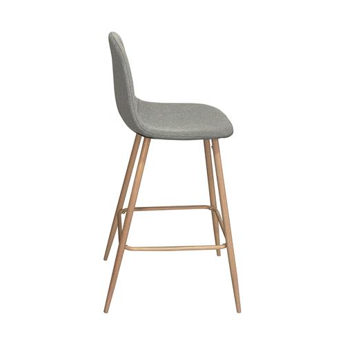 TABURETE BORNEO P/MET. CAMBRIA T/MERCURIO 28 GRIS