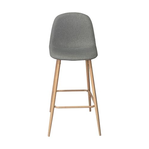 TABURETE BORNEO P/MET. CAMBRIA T/MERCURIO 28 GRIS