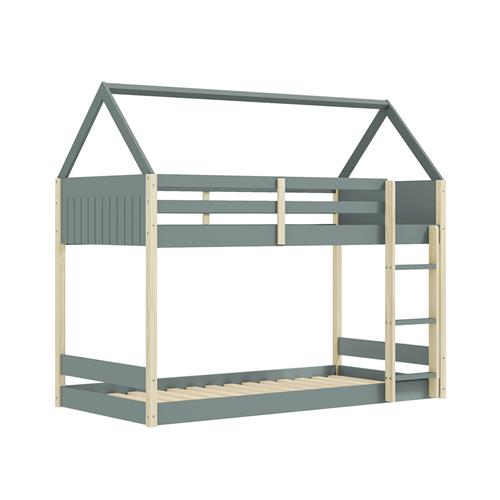 LITERA VALKA MONTESSORI C/CASITA VERDE KAKI 444C/S