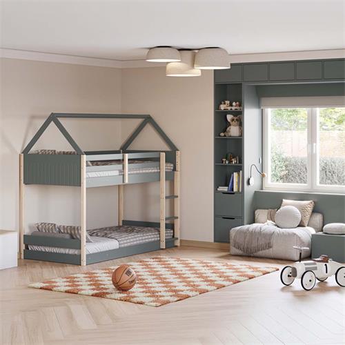 LITERA VALKA MONTESSORI C/CASITA VERDE KAKI 444C/S