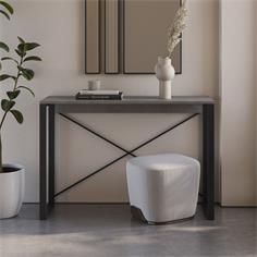 CONSOLA ARCHIE 110 CM. GRIS RETRO/NEGRO PATA NEGRA