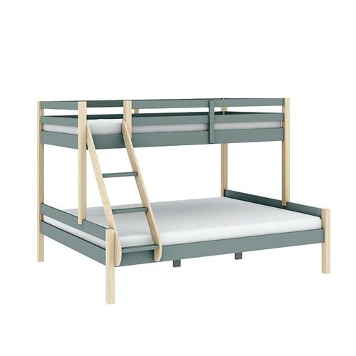 LITERA VALKA 90/140X190 VERDE KAKI 444C/CERA BLANC